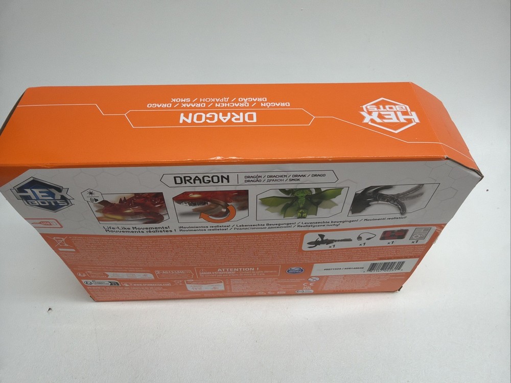 HEX Bots Remote Control Dragon With Adjustable Wings Rotating Paws Flexible 🔥