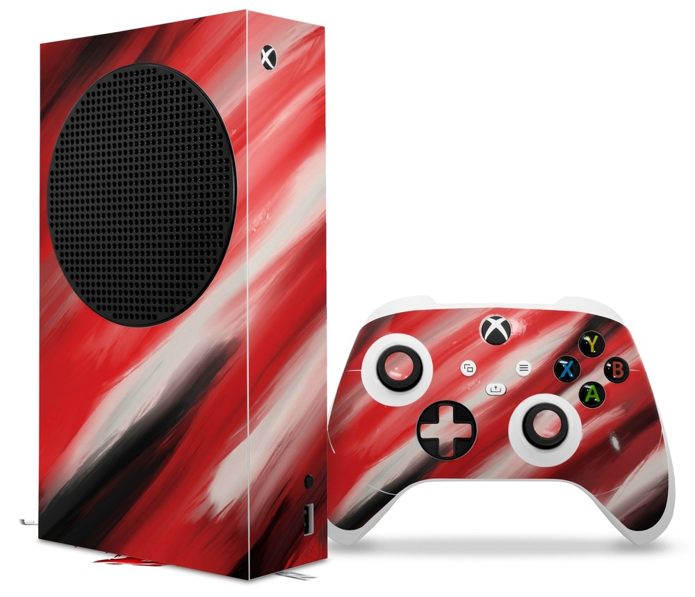 Skins XBOX Series S Console Controller Paint Blend Red