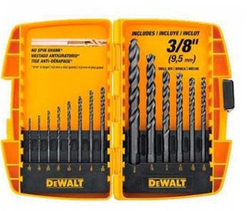 DEWALT DW1162 14-Piece Black Oxide Drill Bit Set