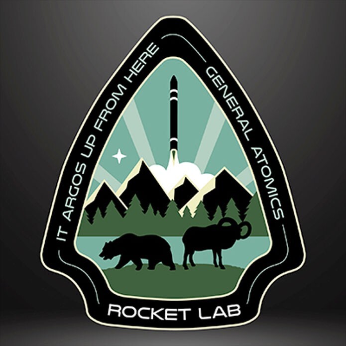 ROCKET LAB 31- It Argos Up From Here -GENERAL ATOMICS-Mission SPACE Launch PATCH