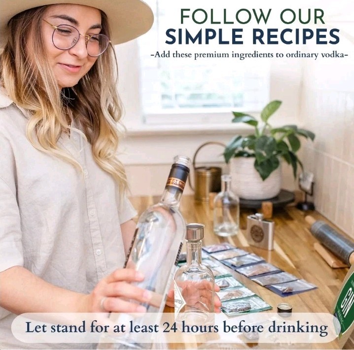 DIY Real Gin Making Kit with 6 Botanicals - Standard