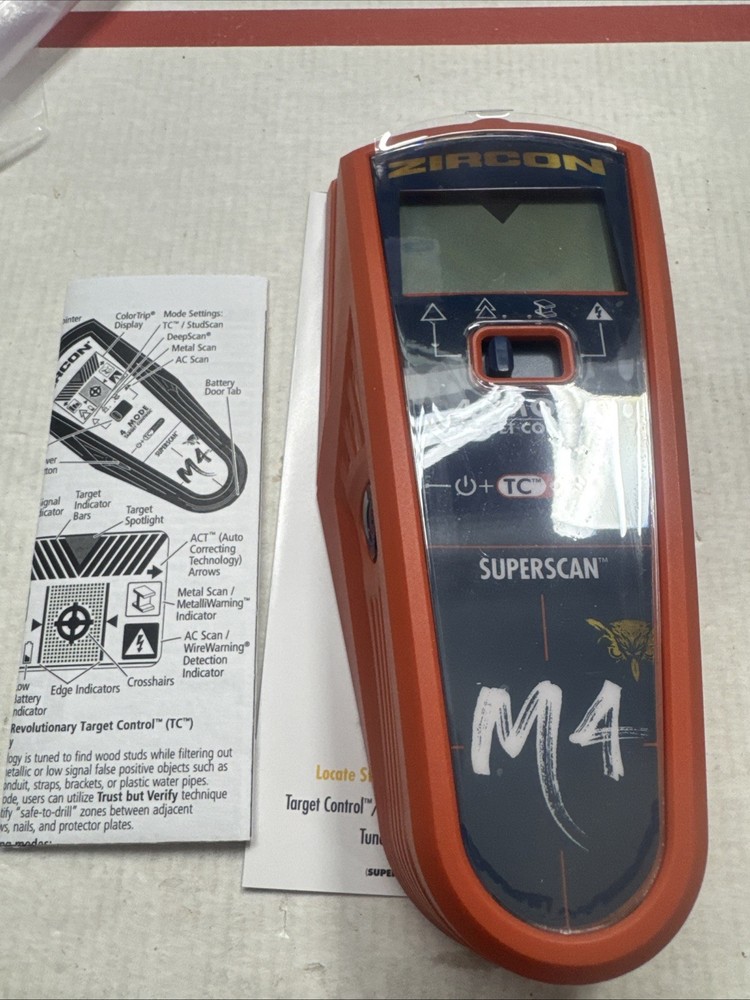 Zircon SuperScan M4 Stud Finder