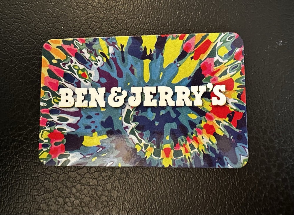 Ben And Jerry’s Gift Card $25