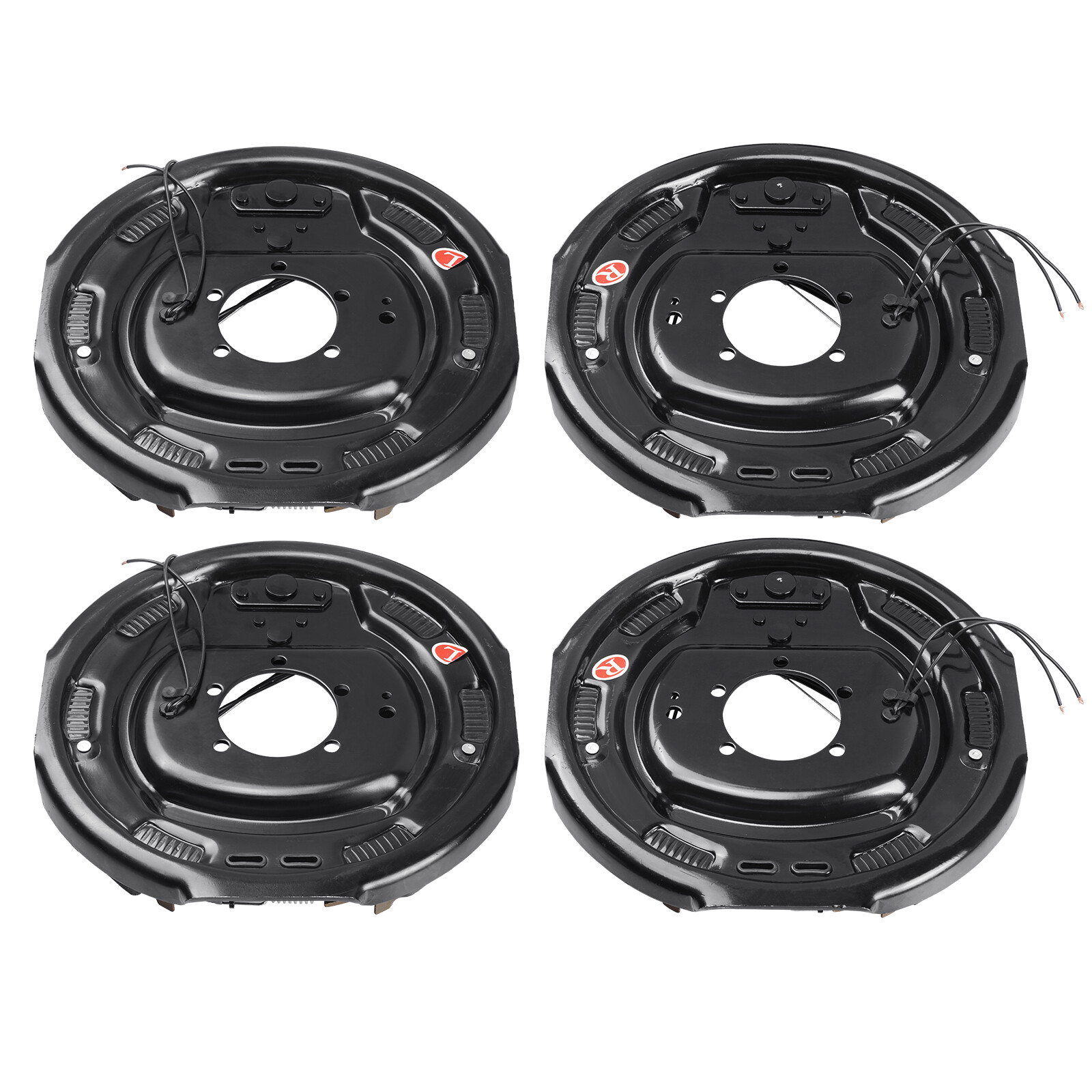 Electric Trailer Brake 12" x 2" Self-Adjusting Assembly 2 Pairs 7000 lbs