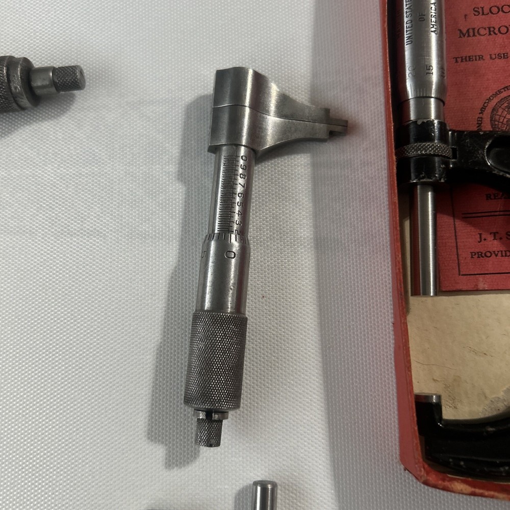 Starrett Micrometer Central Scientific Co. Slocomb Micrometer See Description.