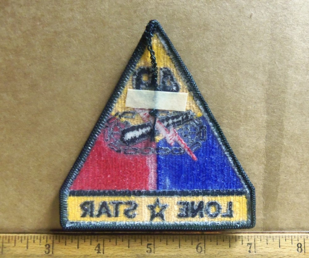 US Army 49th Armored Division Embroidered Patch