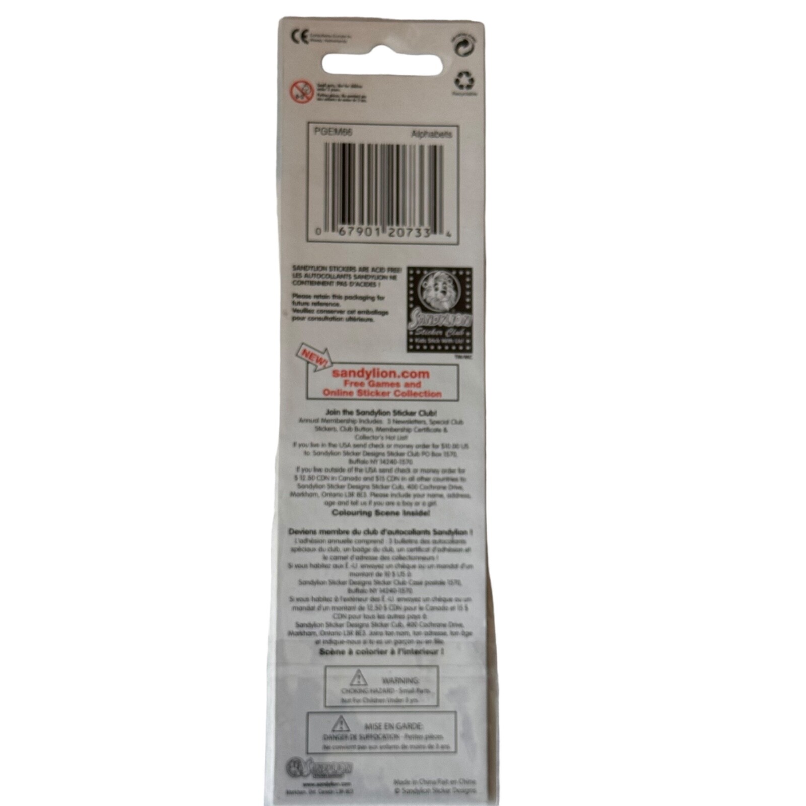 SandyLion Gem Stickers ALPHABET Scrapbooking Party Favor Teacher Rewards Sealed