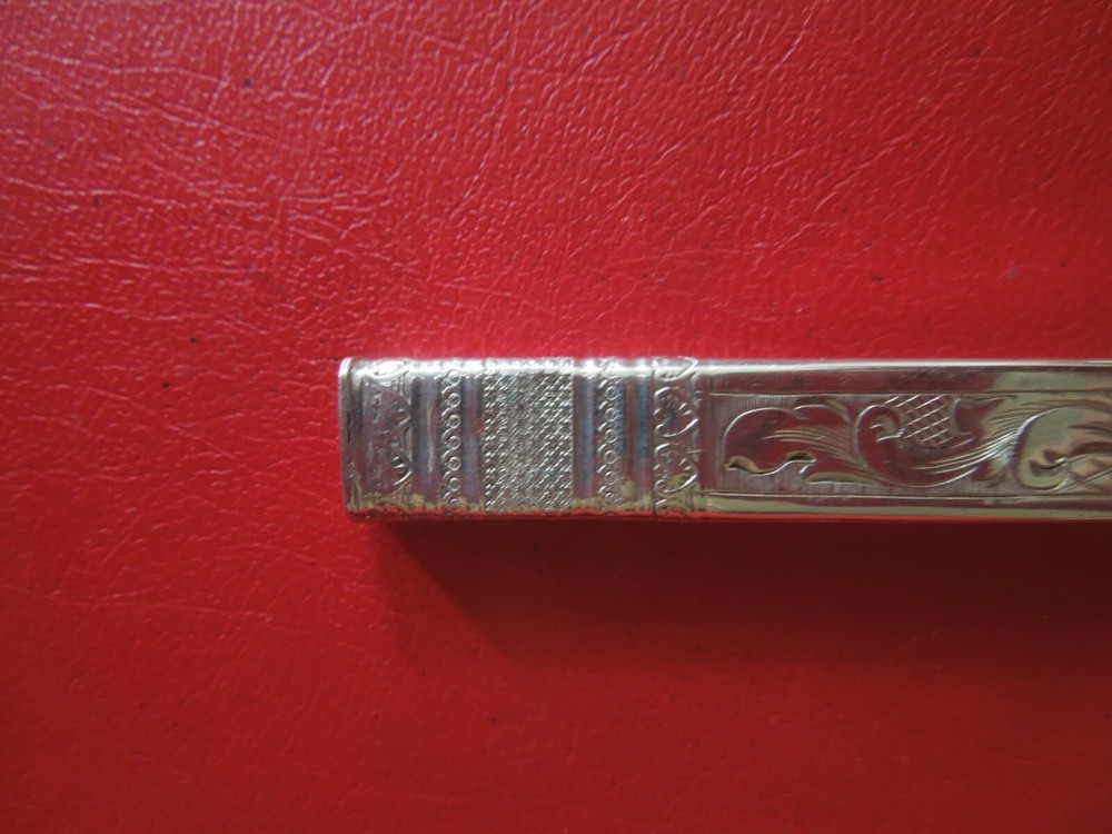 J6390 ANTIQUE DUTCH 833 SILVER Needle Case See Description