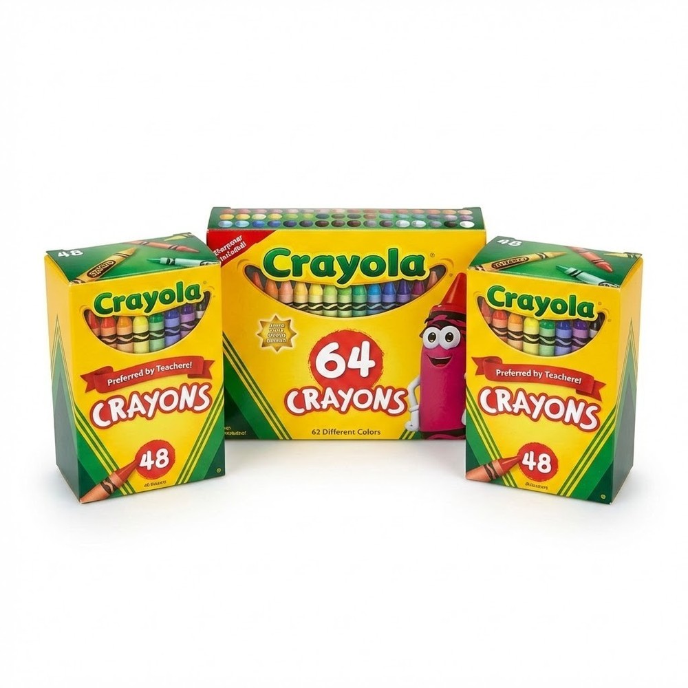 Crayola Crayons Bundle – Set of 3 Boxes – 160 Total – New
