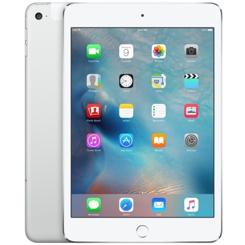 Apple iPad Mini 4 (2015) 7.9" 64GB Silver (Cellular) See description below