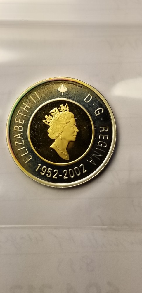 Rare Canada 2002 Proof Gem Silver $2 Coin Idds1.