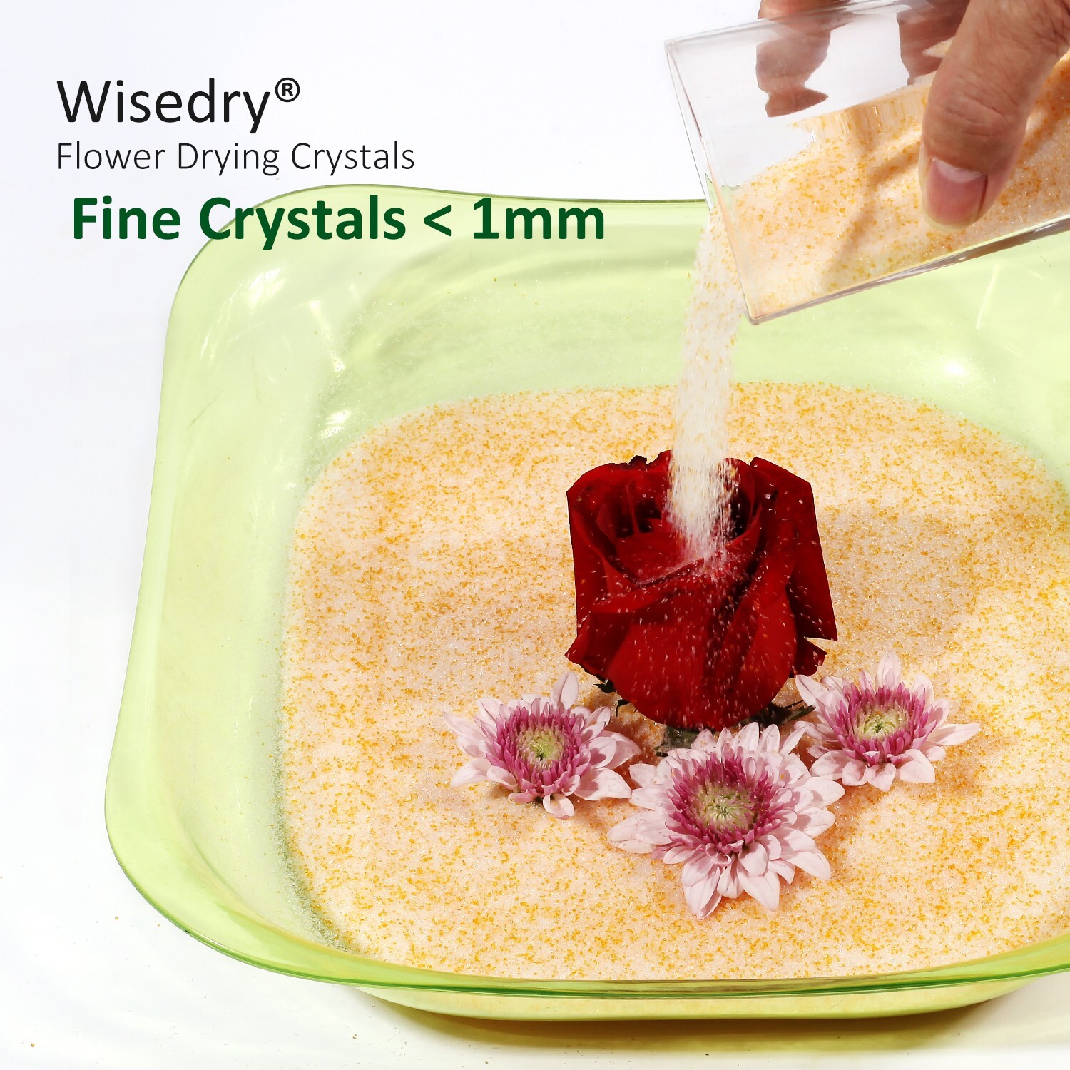 Silica Gel Crystal for Flowers Drying, Fine Crystals, Color Indicating, Reusable