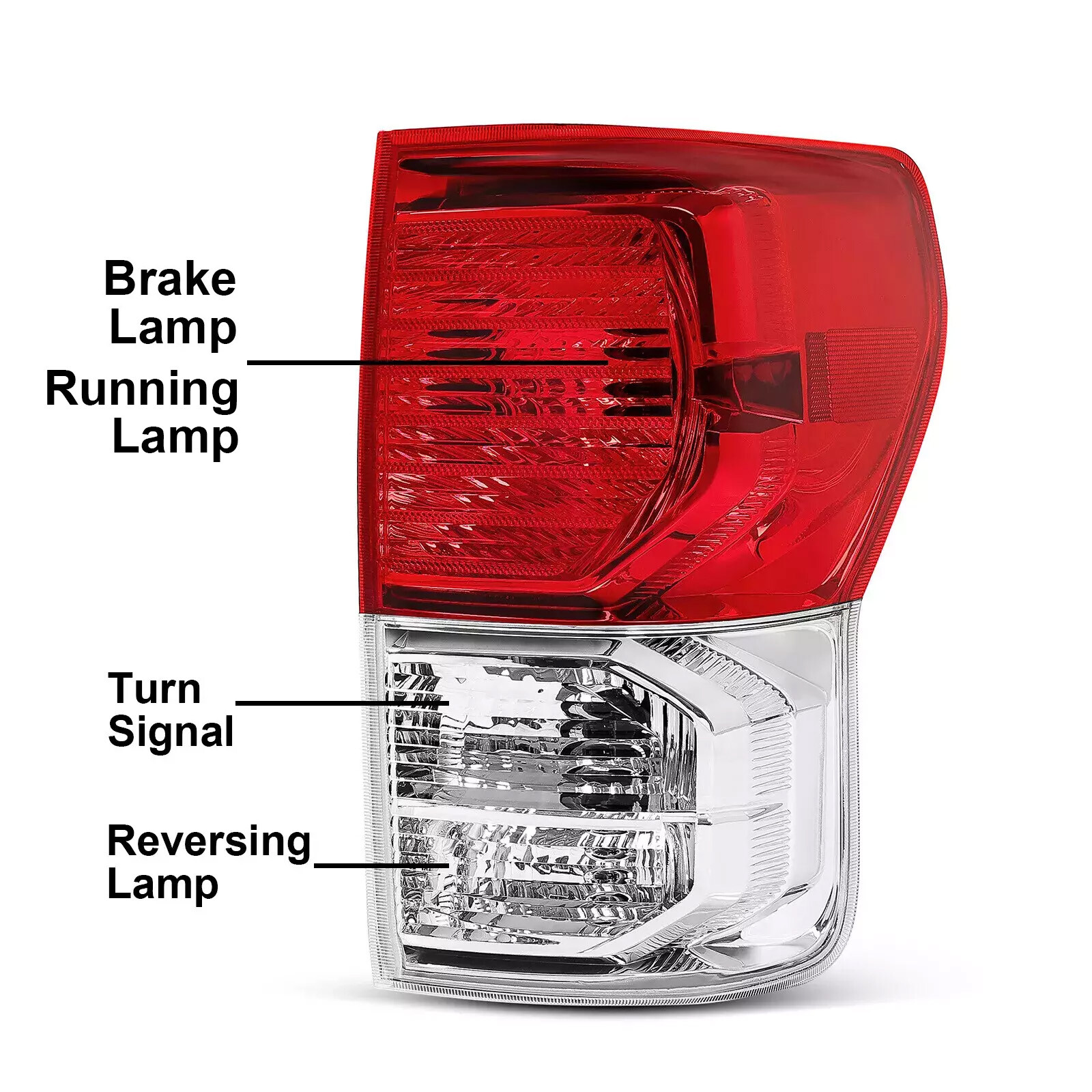 Tail Lights Brake Lamps w/Bulbs Left & Right For Toyota Tundra 2007-2013 10-13