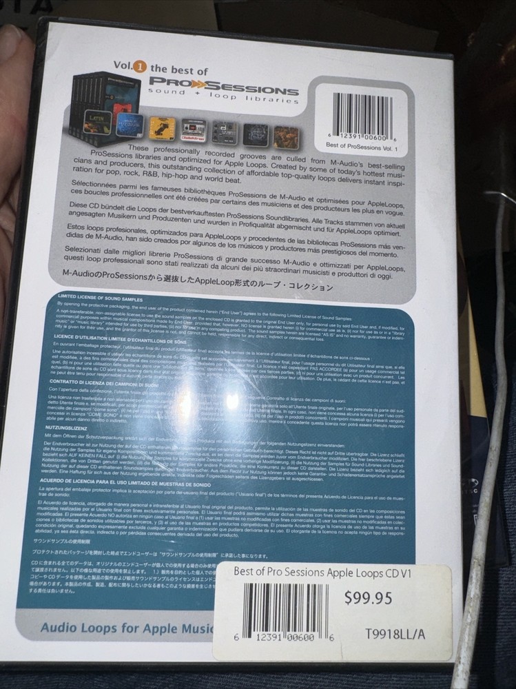 M-Audio Pro Sessions Vol 1 Sound Loop Libraries -