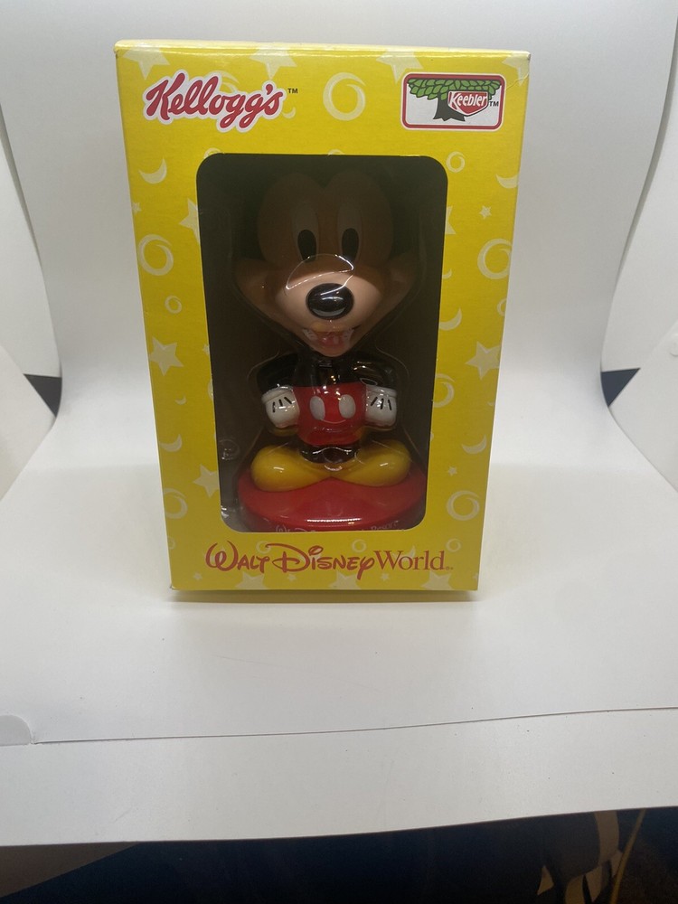 Kelloggs Walt Disney World Micky Mouse Bobble Head Statue