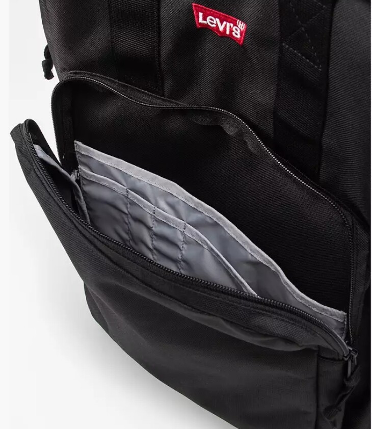 AUTHENTIC LEVI'S L-PACK LARGE BLACK BACKPACK D75720001