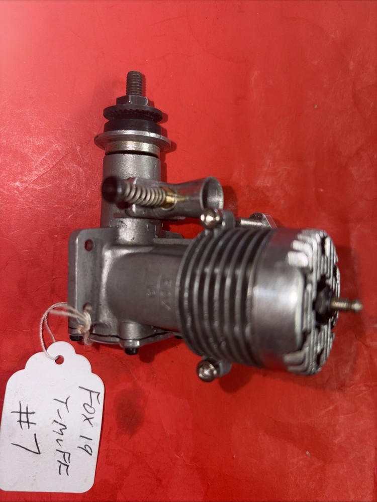 FOX 19 C/L ENGINE COMPLETE WITH TONGUE MUFFLER #7