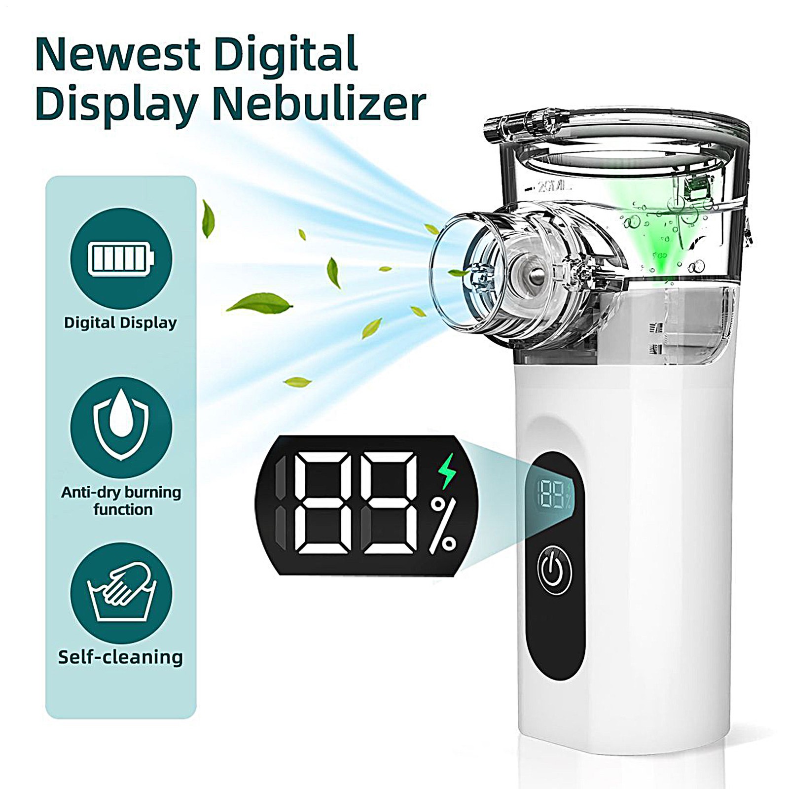 Efficient Nebulisation Machine For Home And Travel - Quiet Rechargeable Durable
