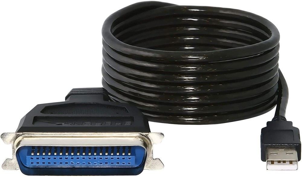 Sabrent SBT-UPPC USB to Parallel Printer Cable Adapter Serial/Parallel - 6 ft