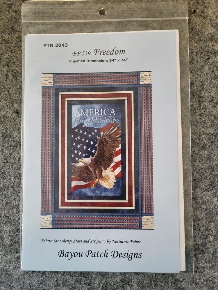 New Freedom Quilting Pattern by Bayou Patch Designs