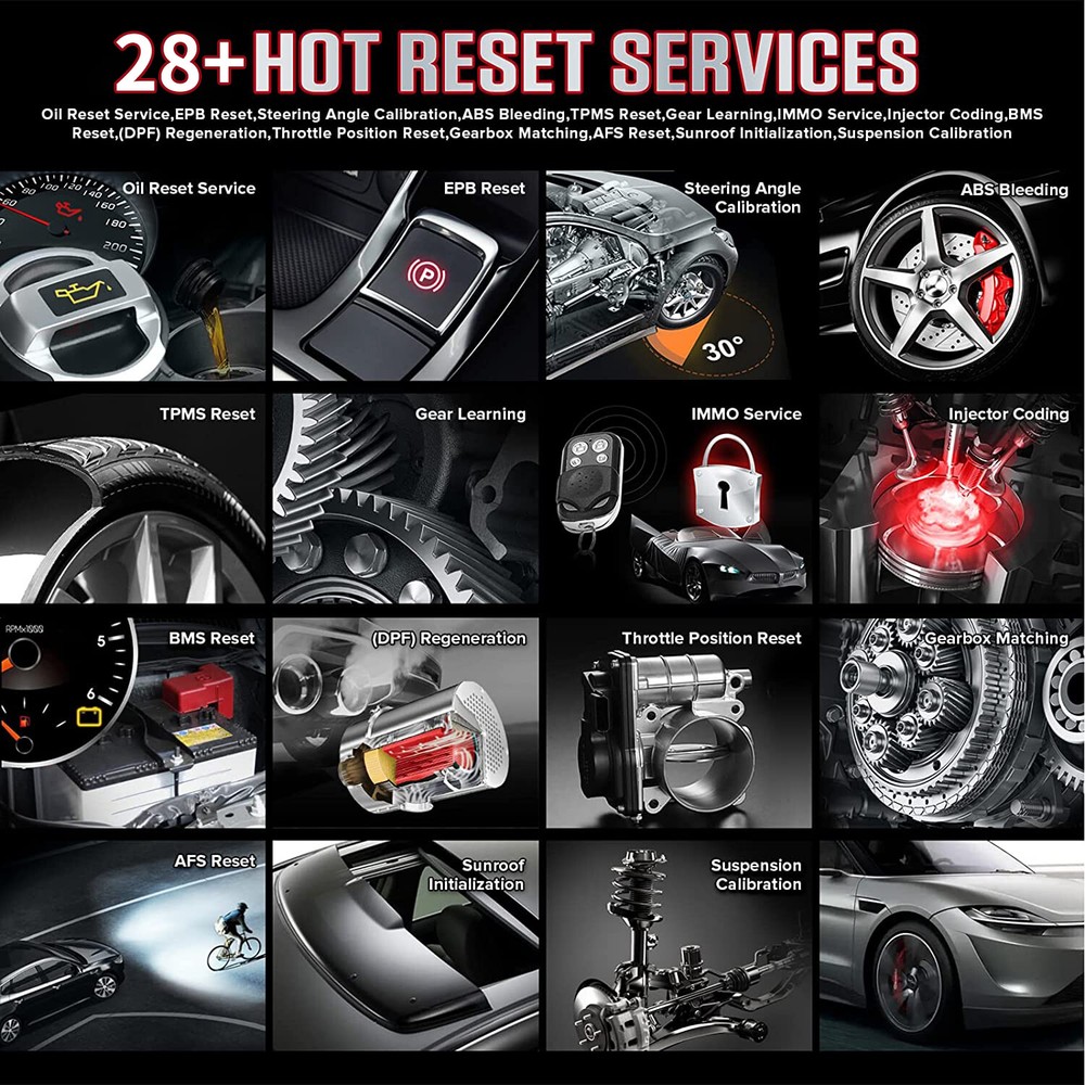 LAUNCH CRP909E Pro Elite Car Diagnostic Tool OBD2 Scanner Key Coding Full System