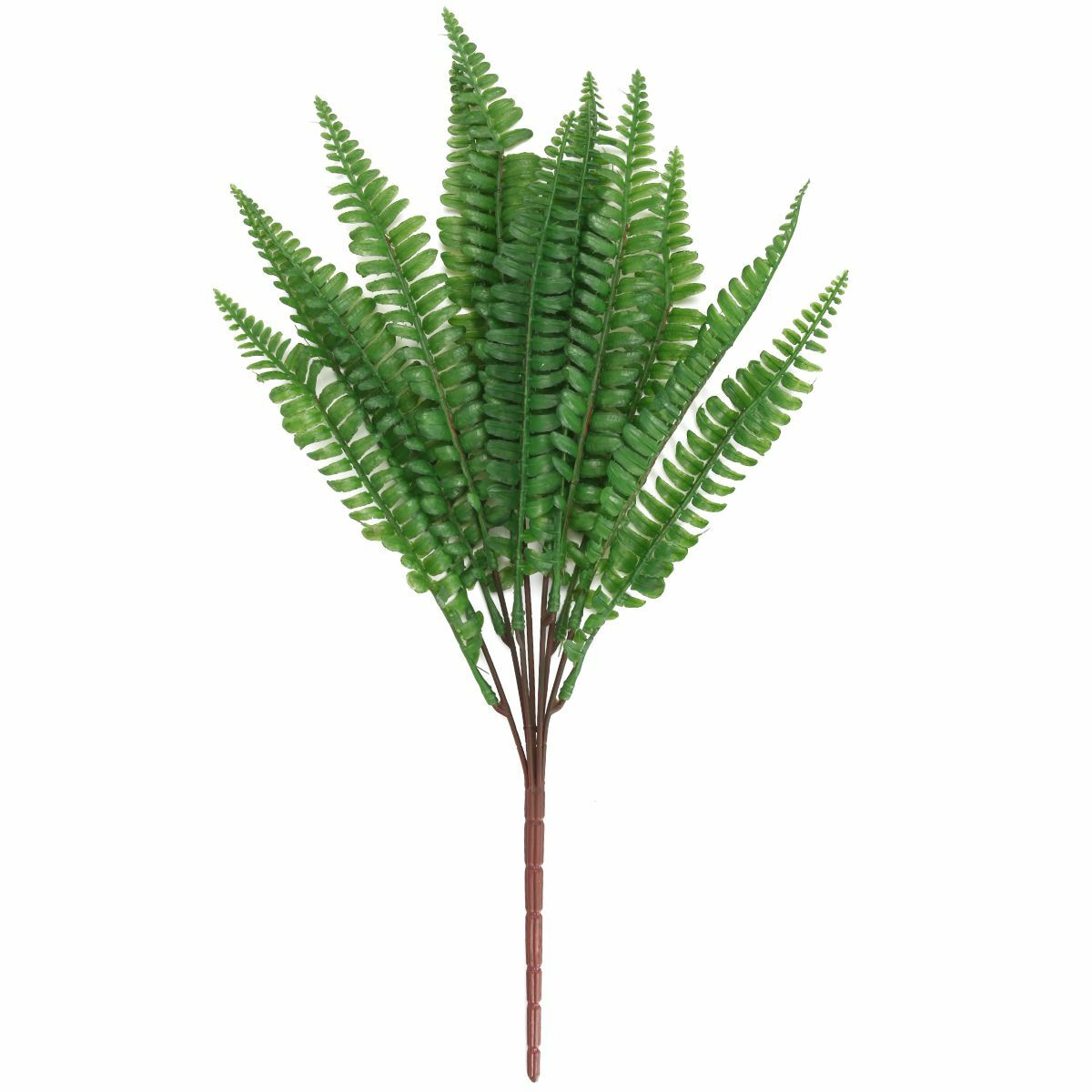 3X Artificial Fake Boston Fern Plants Bushes Artificial Ferns Outdoor Decor US