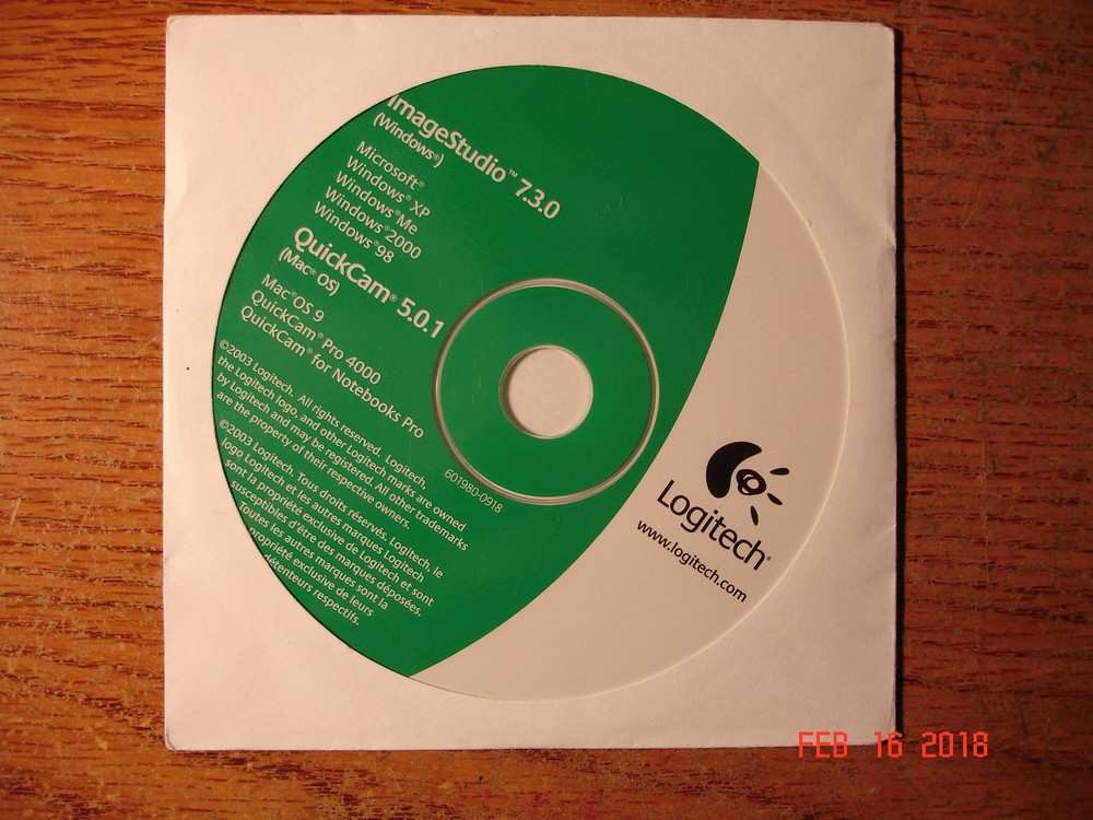 Logitech ImageStudio 7.3.0 (Windows) QuickCam 5.0.1 Mac OS