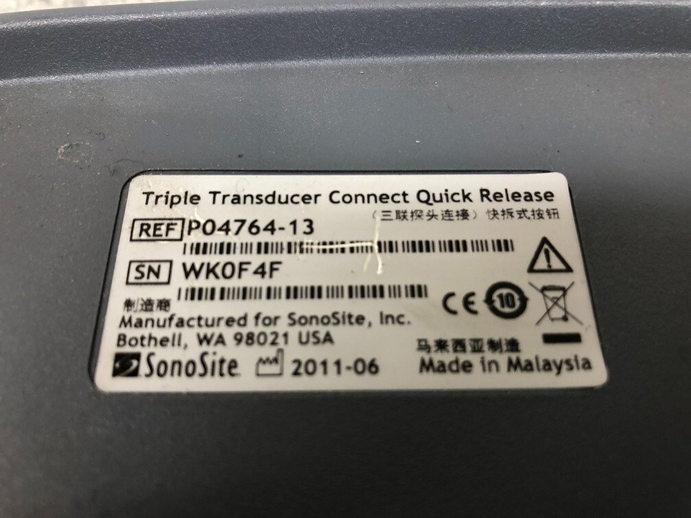 Sonosite P04764-13 Triple Transducer Connect Quick Release