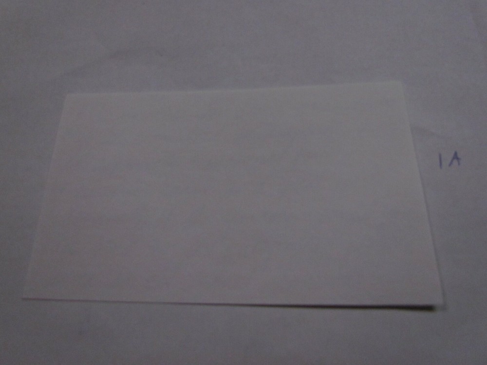 Andy Carey Autographed Cut on Index Card