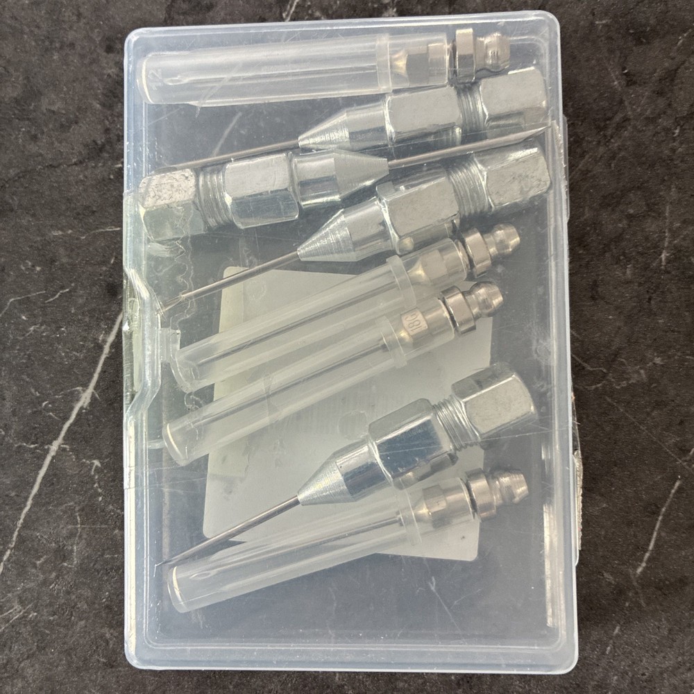 8pc Grease Gun Needle Nozzle Kit