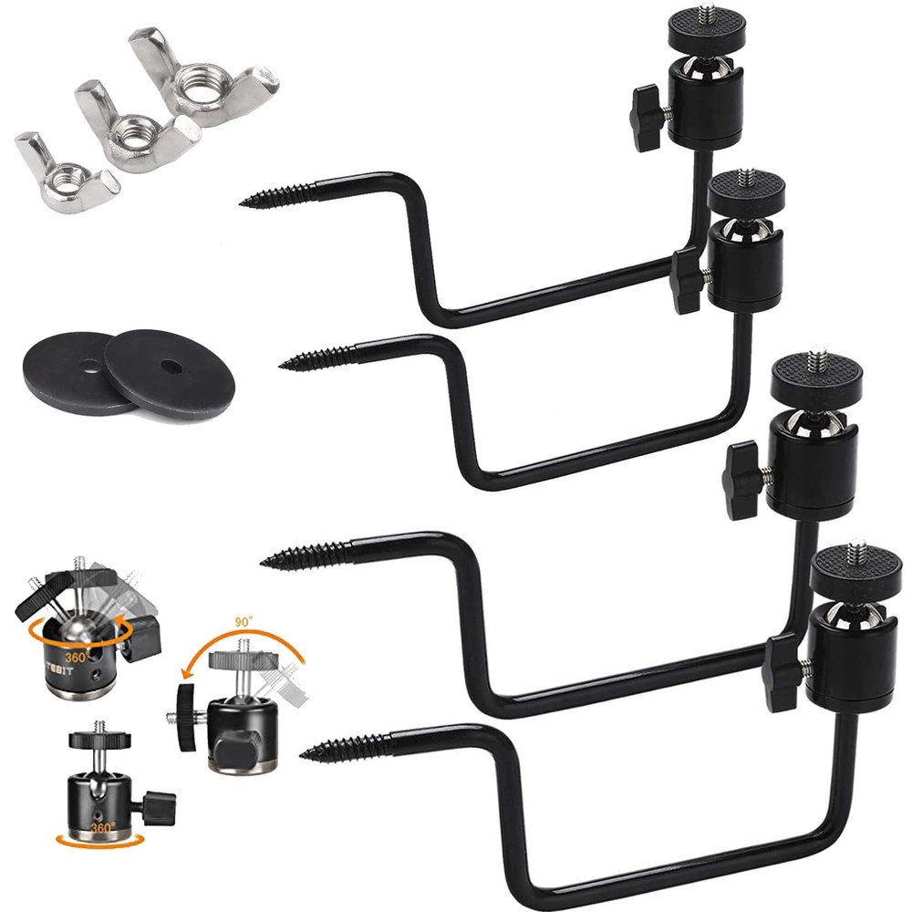 Trail Camera Mount Game Camera Mount Trail Camera Mounts Screw in Tree 4 Piec...