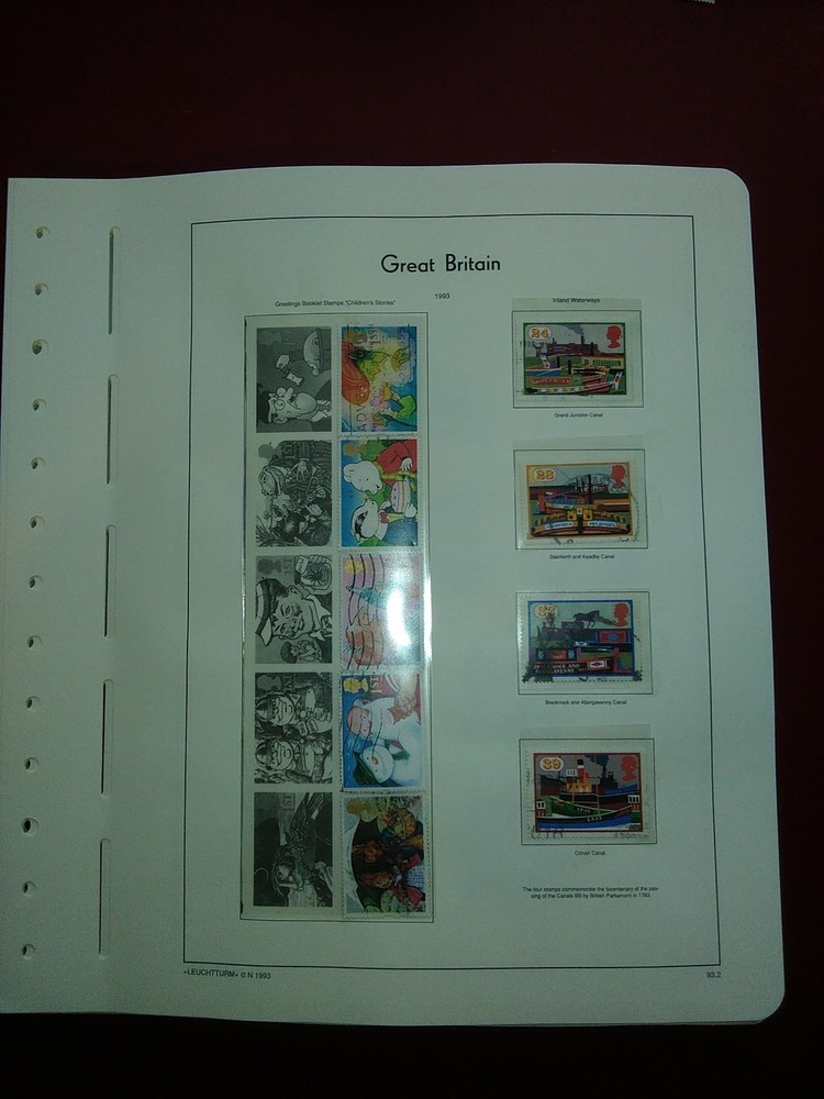 LIGHTHOUSE Commemorative Hingeless album pages Great Britain 1991-1999 Used