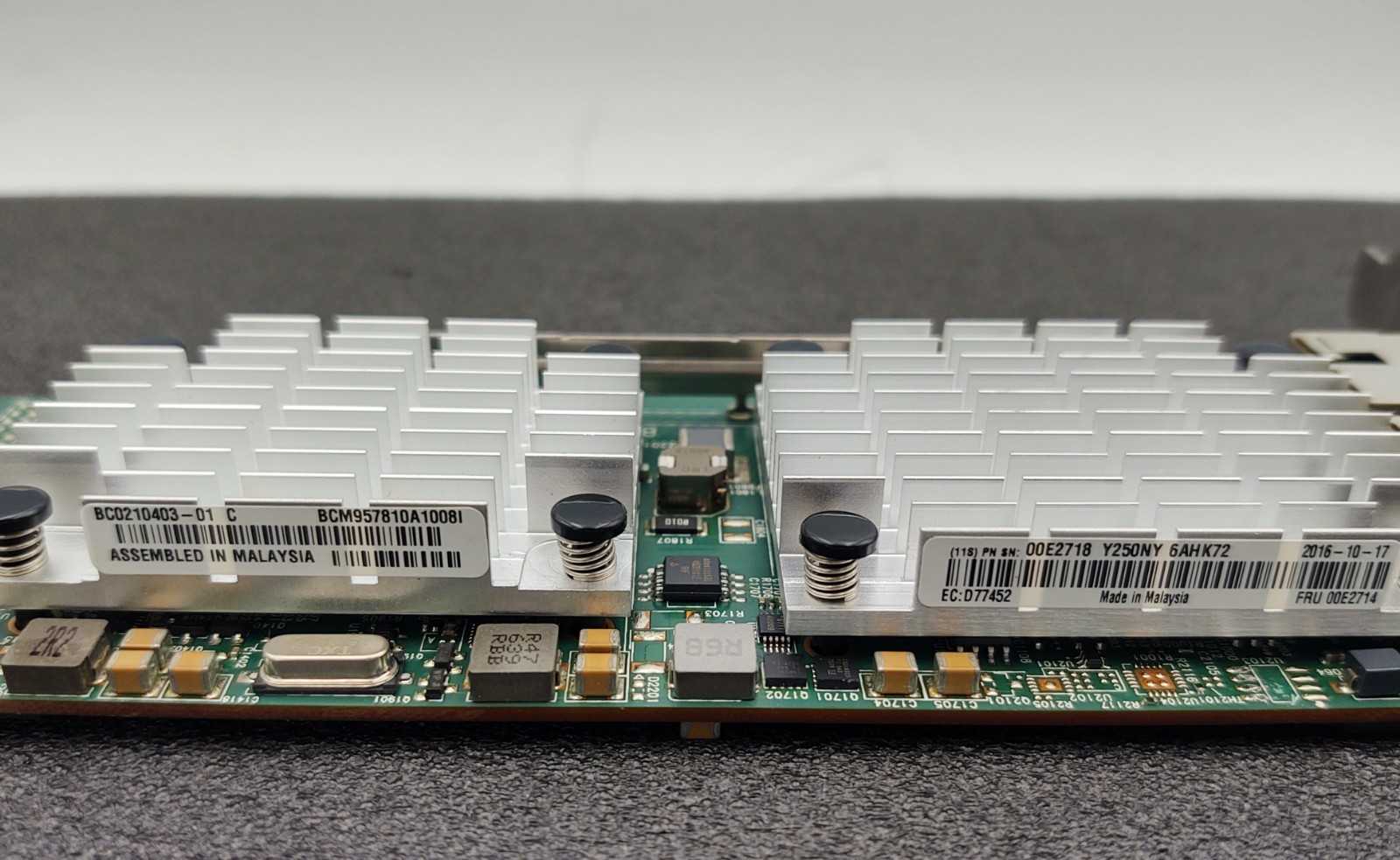 IBM 00E2718 PCIe2 2Port 10/1GbE BaseT RJ45 Adapter EN0W 00E2714 FH Bracket