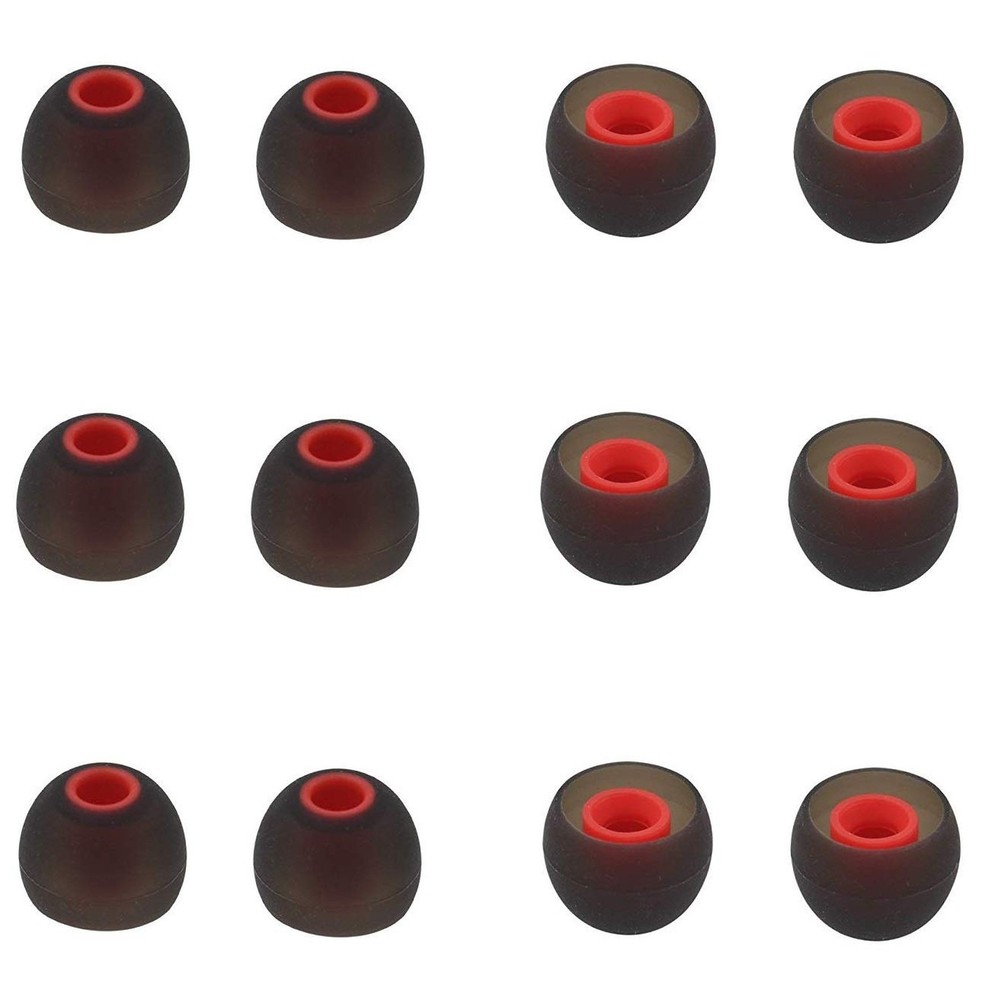 12PCS Replacement Ear Tips Earbuds Eartips Eargels Earpads Silicone Buds for ...