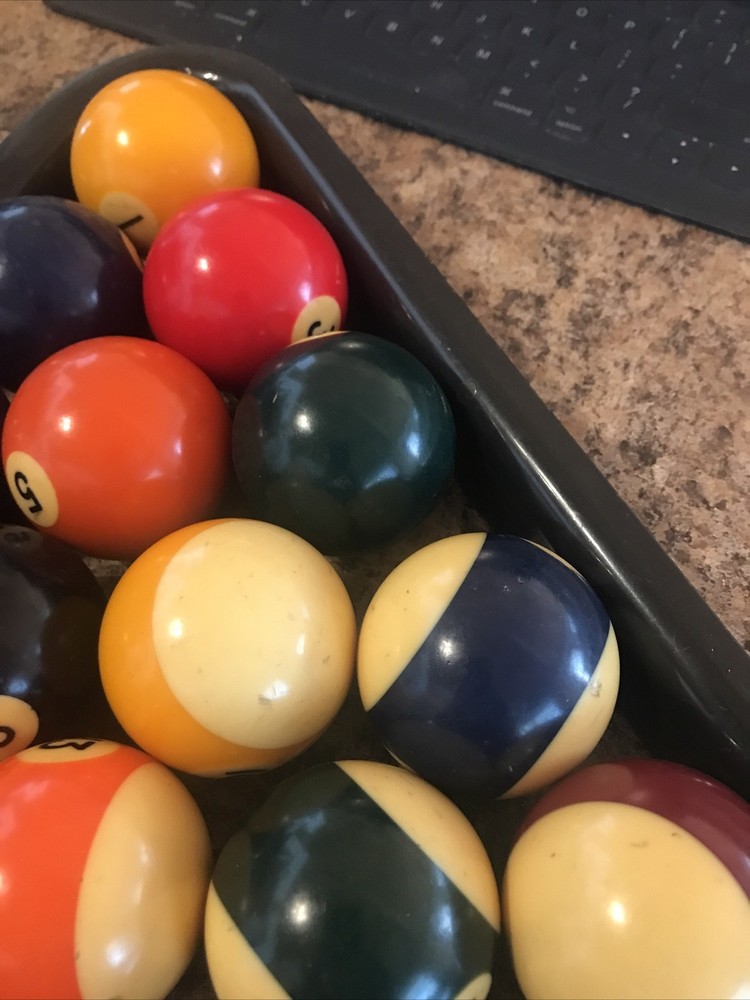 Vintage Pool Ball Set