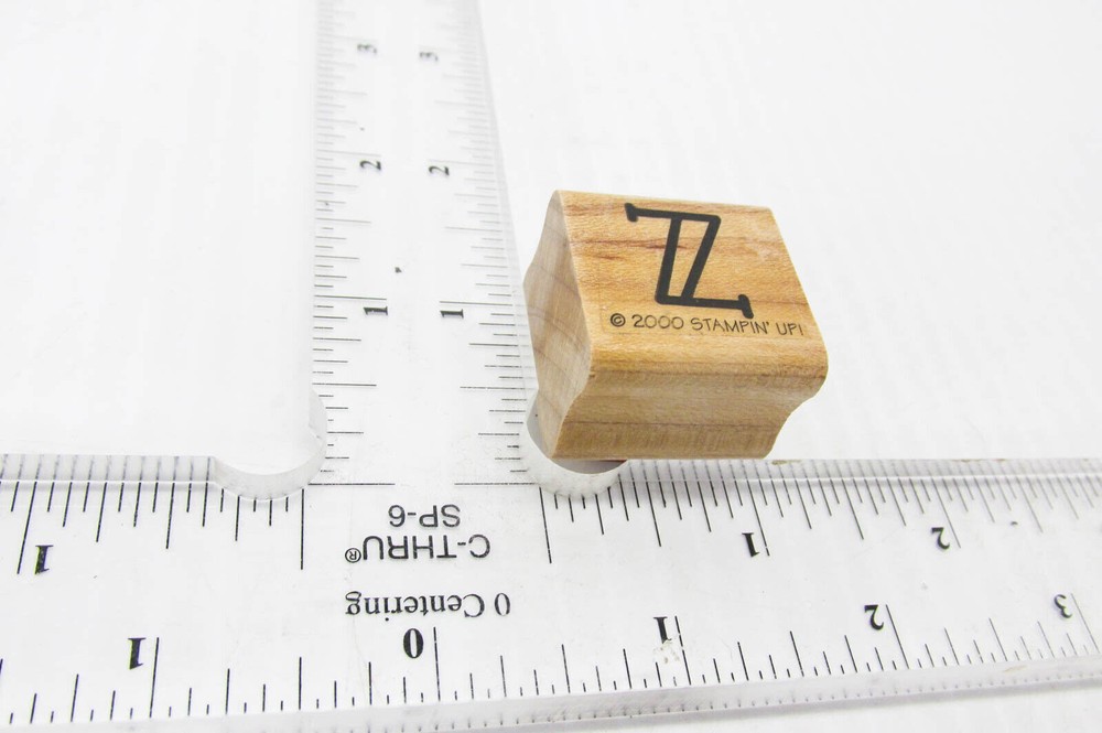 Z Is For Zipper Zero Zebra Rubber Stamp - Stamp Set G177