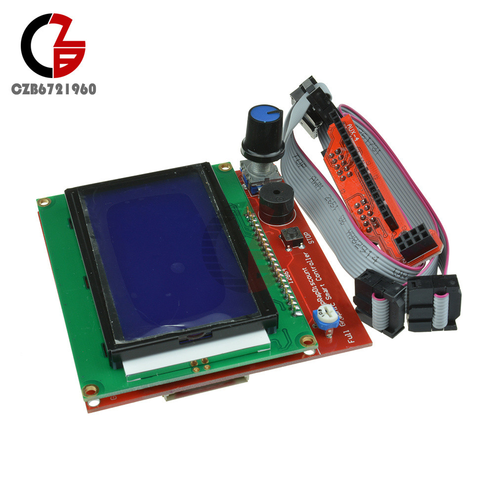 12864 LCD Display Controller Adapter SD Reader 3D Printer RAMPS1.4 RepRap Mendel