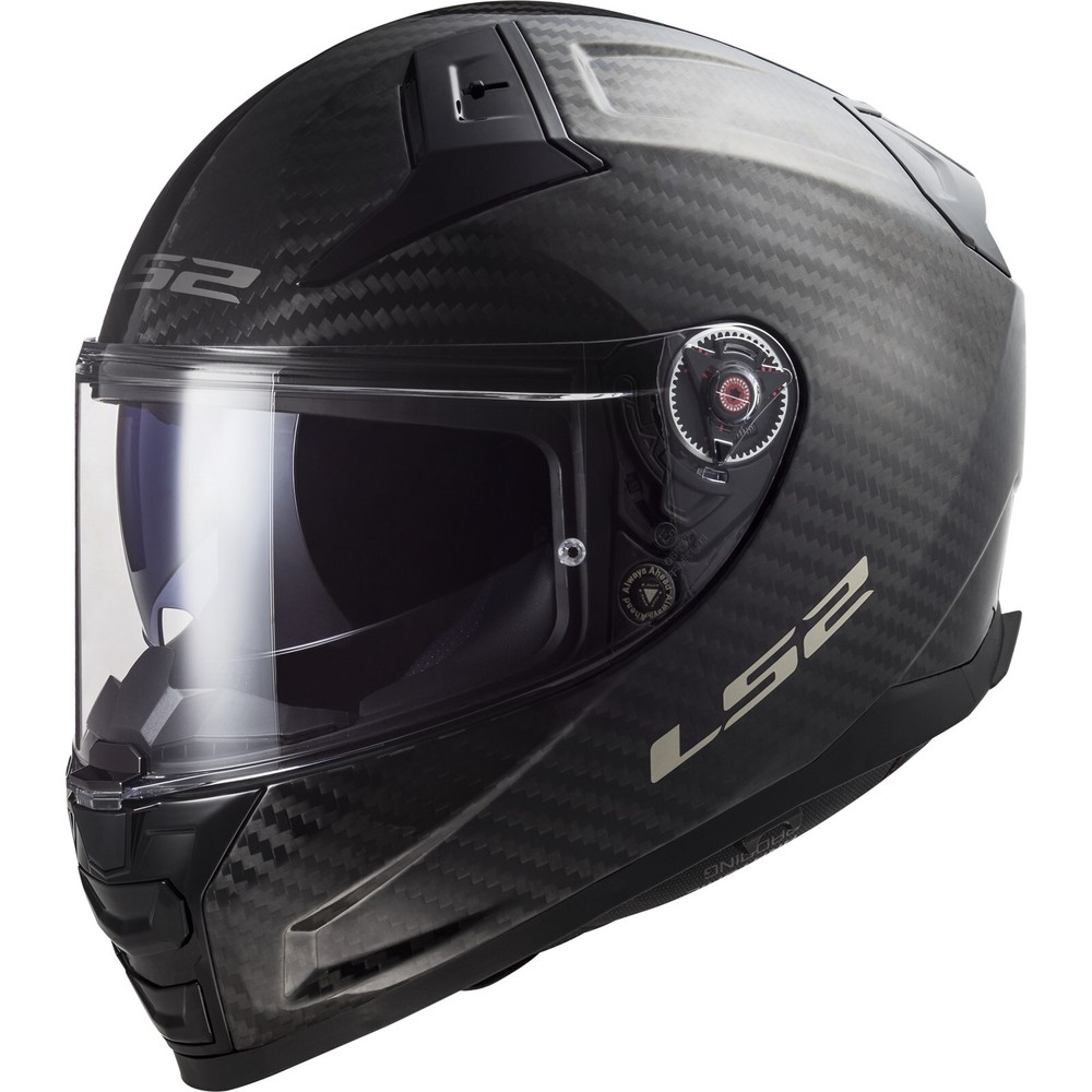 LS2 Motorcycle Helmet FF811 Vector II 2 Carbon Solid - Full Face with Visor