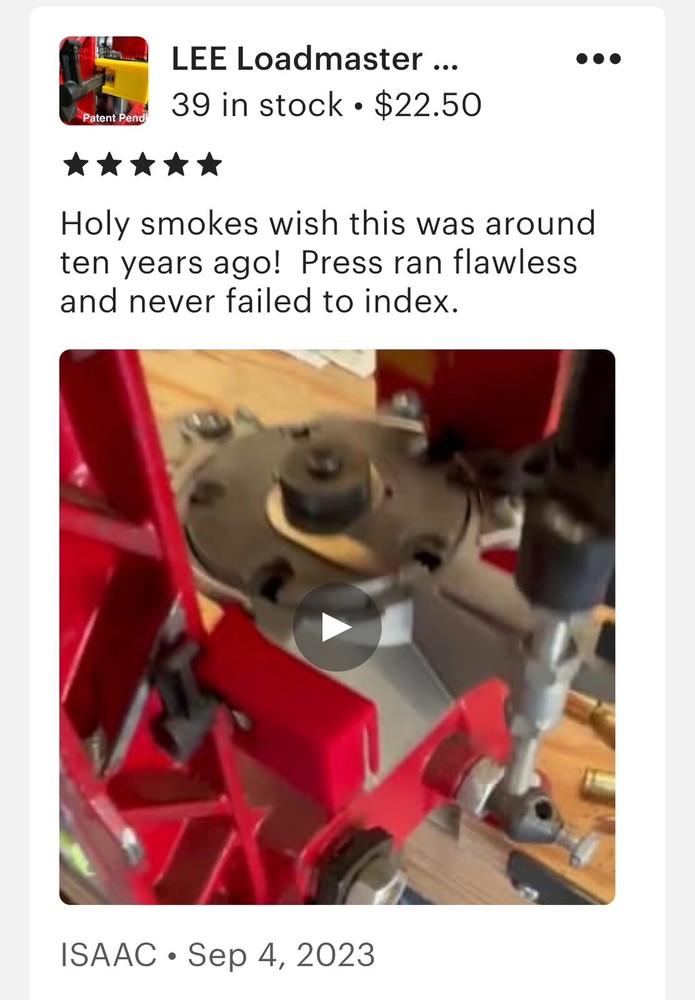 LEE Loadmaster progressive press SOLUTION *The miracle cure, ADJUSTABLE AND MORE