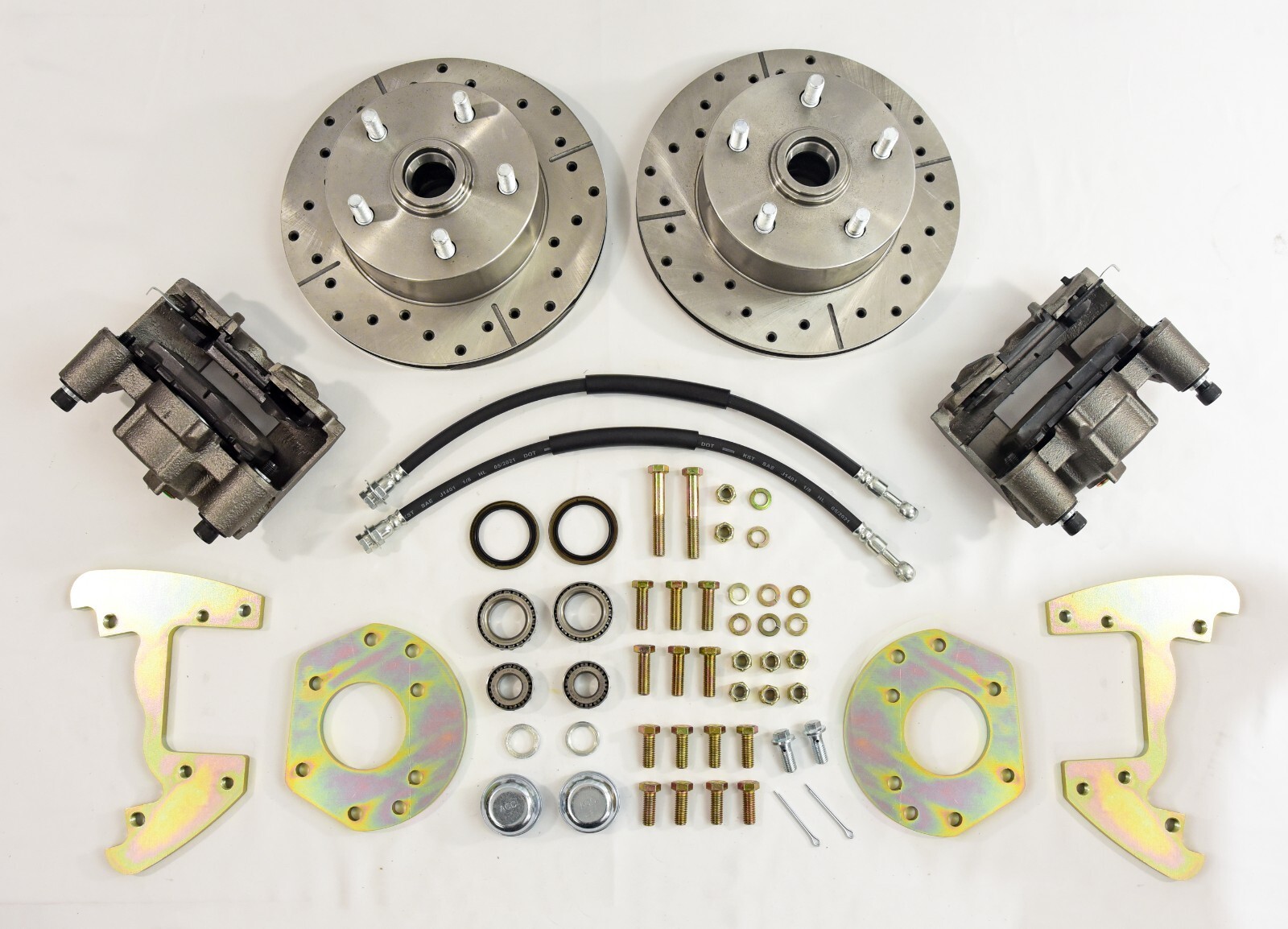 1964 1965 1966 Mustang six cylinder disc brake conversion six cylinder 5 lug