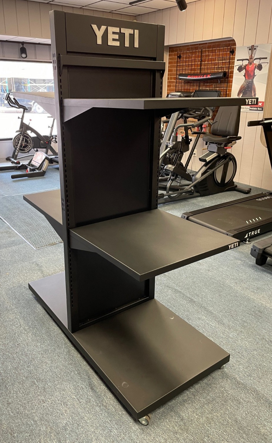 YETI BRANDED TRAY SHELF Display-AWESOME!