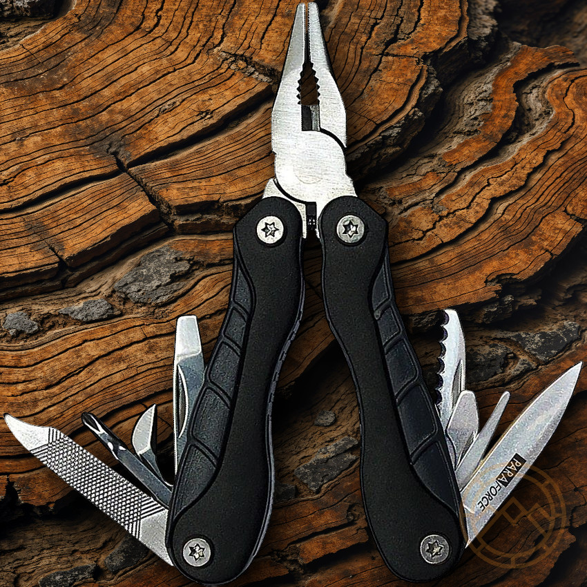 AccuSharp ParaForce Multi-Tool Black Aluminum Handle Stainless Tools Incluided