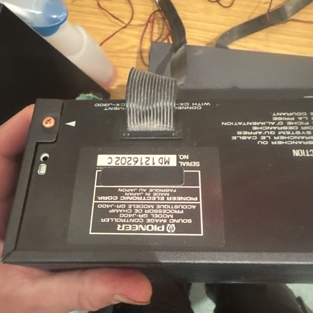Pioneer GR-J400 Equaliser Stereo Hifi Separates Image Controller Tested Working