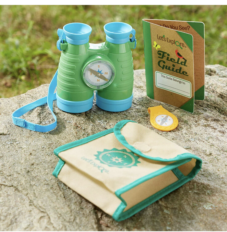 Melissa & Doug Lets Explore Binoculars & Compass Play Set New 4 pieces Game
