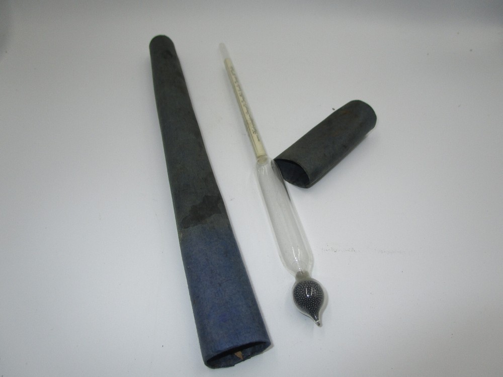 Vintage German Hydrometer Proof & Tralle's Scales