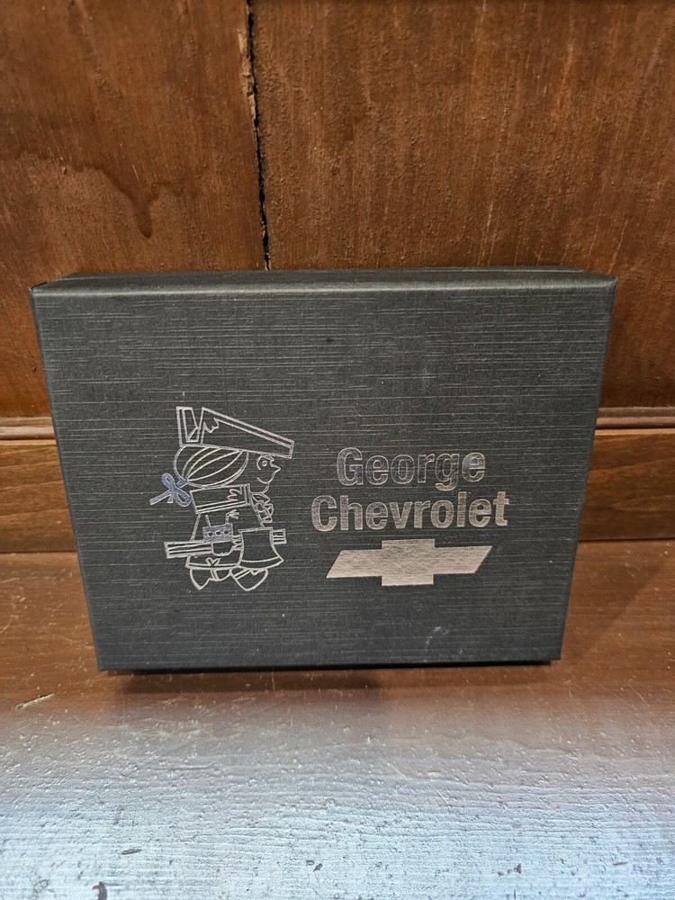 Chevrolet Keychain Pair in a case.