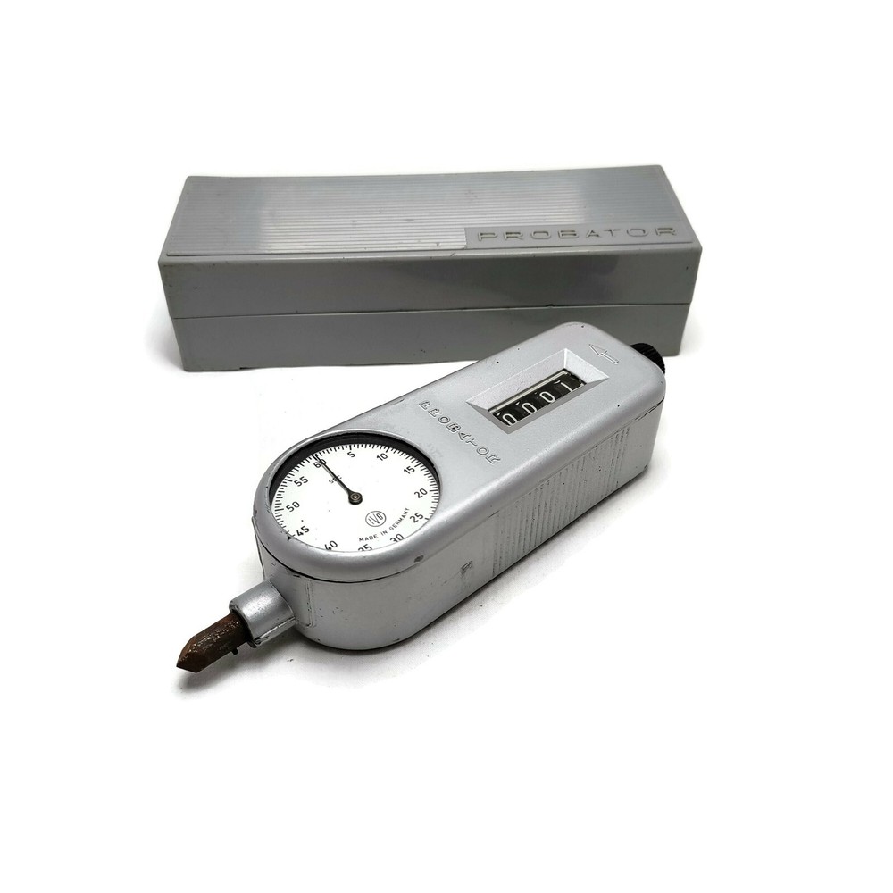Vintage Probator Handheld Tachometer with Counter. Made in Germany