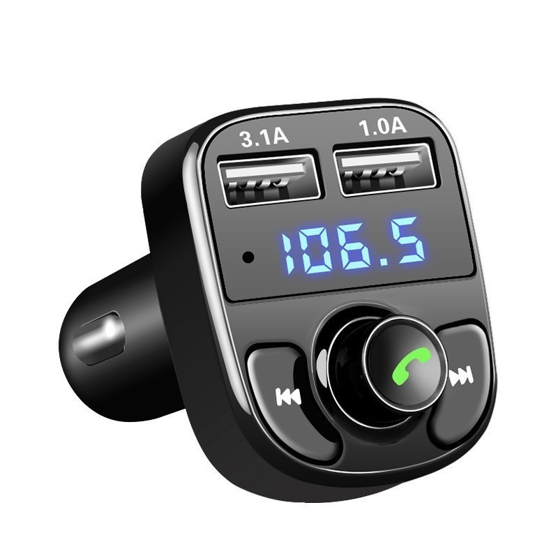 X8 Bluetooth FM Transmitter Car MP3 Player Micro TF Card Handsfree Dual USB
