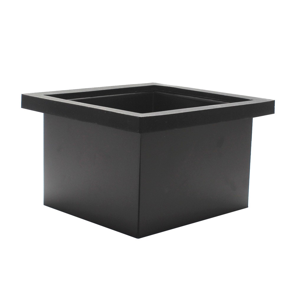 Espresso Coffee Ground Knock Box Chute Bottomless Knocking Residue Box Rectangle