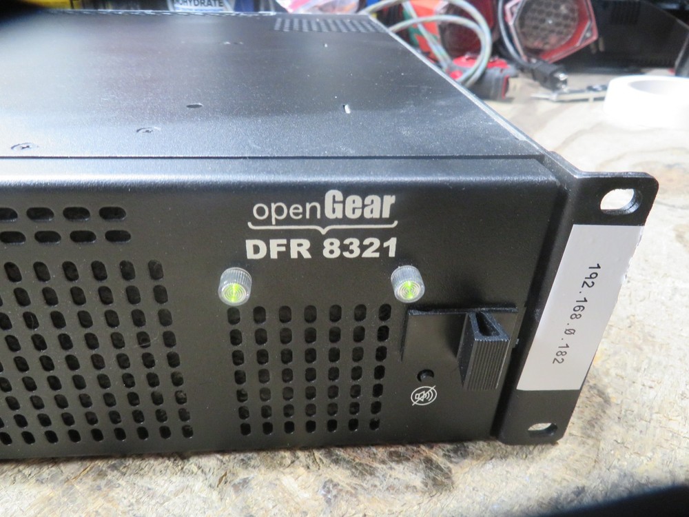 Ross DFR-8321 OpenGear COBALT Module Frame + Cards CG01W7C
